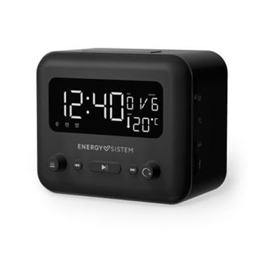 ENERGY Clock Speaker 2 Bluetooth Graphite, All-in-one radiobudík se dvěma alarmy, FM rádiem a výstupem na sluchátka, BT
