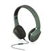 ENERGY Headphones 1 Green Mic, stylová sluchátka, audio jack 3,5mm, 93 ±3 dB