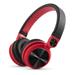 ENERGY Headphones DJ2 Red, stylová DJ sluchátka, skládatelná, otočná, odnímatelný kabel, 108 dB,3,5mm