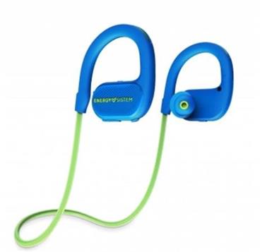 Energy Sistem Earphones BT Running 2 Neon Green, Bluetooth sluchátka s LED osvětlením