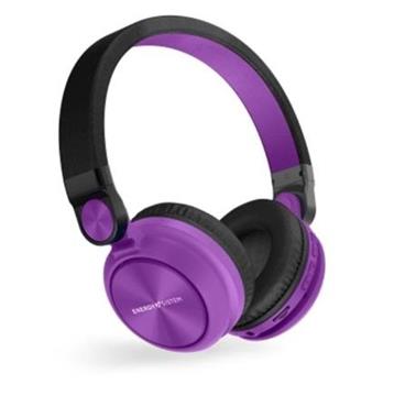 Energy Sistem Headphones BT Urban 2 Radio Violet, Bluetooth sluchátka s vestavěným FM rádiem a microSD MP3 přehrávačem