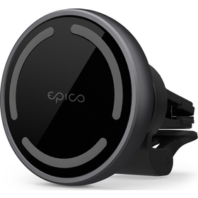 Epico bezdrátová autonabíječka 15W s podporou uchycení MagSafe a s adaptérem v balení