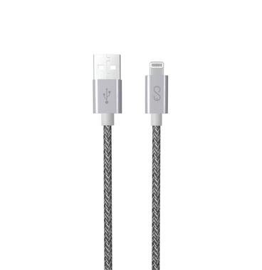 Epico FABRIC BRAIDED CABLE USB-A to Lightning 1.8m 2020 - space grey