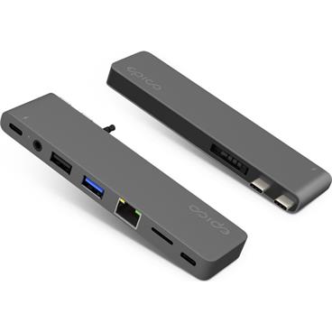Epico Hub Pro III s rozhraním USB-C pro notebooky a tablety - vesmírně šedý