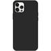 Epico Silikonový kryt na iPhone 12/12 Pro s podporou uchycení MagSafe - černý