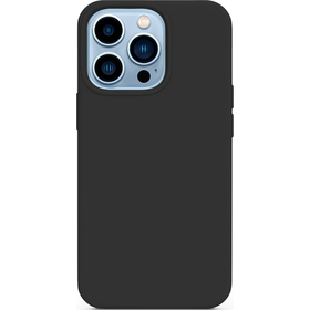 Epico Silikonový kryt na iPhone 13 mini s podporou uchycení MagSafe - černý
