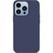 Epico Silikonový kryt na iPhone 13 mini s podporou uchycení MagSafe - modrý
