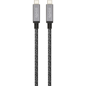 Epico Thunderbolt 4 opletený kabel - space grey, 1,5m