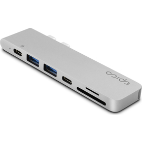 Epico USB-C HUB PRO - silver