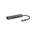 Epico USB-C HUB SLIM (4K HDMI & Ethernet) - space gray, black cable