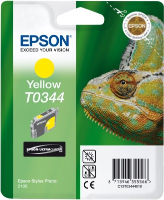 EPSON cartridge T0344 yellow (chameleon)