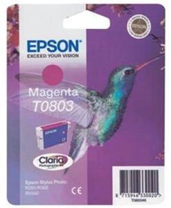 EPSON cartridge T0803 magenta (kolibřík)