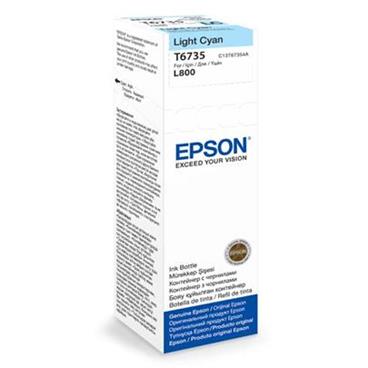 EPSON container T6735 light cyan ink (70ml - L800, L805, L810, L850, L1800)
