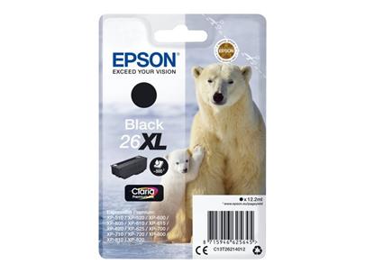 Epson Ink/26XL Polar Bear 12.2ml BK SEC, Ink/26XL Polar Bear 12.2ml BK SEC