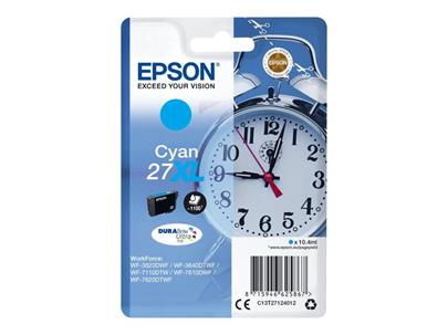 Epson Ink/27XL Alarm Clock 10.4ml CY SEC, Ink/27XL Alarm Clock 10.4ml CY SEC