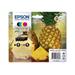 EPSON ink bar Multipack "Ananas" 4-colours 604XL Ink, ČB 500, BAR 350 stran