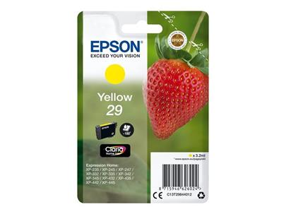 EPSON ink bar Singlepack Yellow 29 Claria Home Ink blistr