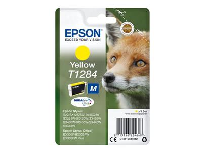 EPSON ink bar Singlepack Yellow T1284 DURABrite Ultra Ink blistr