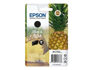 EPSON ink čer Singlepack "Ananas" Black 604 Ink, ČB 150 stran