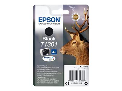 EPSON ink čer Singlepack Black T1301 DURABrite Ultra Ink (25,4 ml) blistr