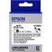 Epson Label Cartridge Heat Shrink Tube (HST) LK-4WBA3 Black/White D3mm (2.5m)