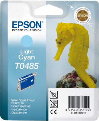 Epson originální ink C13T048540, light cyan, 430str., 13ml, Epson Stylus Photo R200/220/300/320/340/RX500/600/620