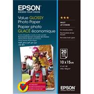 EPSON paper 10x15 - 183g/m2 - 20 sheets - value glossy photo paper