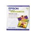 EPSON Paper A4 Photo Quality self-adhesive (10 sheets)