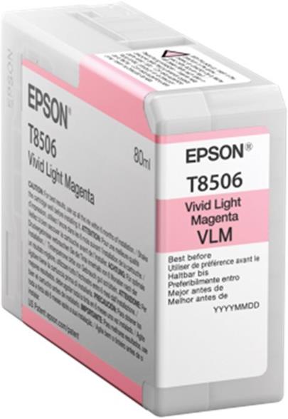 Epson Singlepack Photo Light Magenta T850600 UltraChrome HD ink 80ml