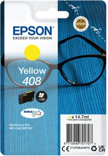 EPSON Singlepack Yellow 408 DURABrite Ultra Ink