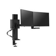 ERGOTRON TRACE™ Dual Monitor Mount (matte black), stolní posuvné rameno pro 2 monitry až 27", černé