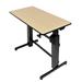 ERGOTRON WorkFit-D, Sit-Stand Desk (birch), pracovní stůl k sezení i stání