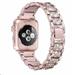 eses kovový luxusní řemínek 38/40mm růžový pro Apple Watch