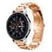 eses kovový řemínek růžově zlatý pro samsung galaxy watch 42mm/gear sport/galaxy watch active/garmin vivoactive 3