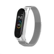 eses Milánský tah pro Xiaomi Mi Band 3 a Xiaomi Mi Band 4 stříbrný (velikost L)