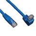 Ethernetový kabel Cat6 Gigabit Molded (UTP) (RJ45 dolů Samec / rovně Samec), modrá, 3.05m