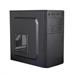 EUROCASE skříň MC X204 black, micro tower, 2x USB 2.0, bez zdroje