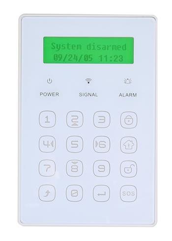 EVOLVEO bezdrátová mini klávesnice s displejem pro evolveo alarmy sonix