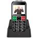 EVOLVEO EasyPhone EB, mobilní telefon pro seniory s nabíjecím stojánkem (stříbrná barva)