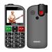 EVOLVEO EasyPhone FL, mobilní telefon pro seniory s nabíjecím stojánkem, stříbrná