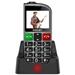 EVOLVEO EasyPhone FM, mobilní telefon pro seniory s nabíjecím stojánkem (stříbrná barva) POŠKOZEN OBAL