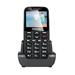 EVOLVEO EasyPhone XD, mobilní telefon pro seniory s nabíjecím stojánkem, černý