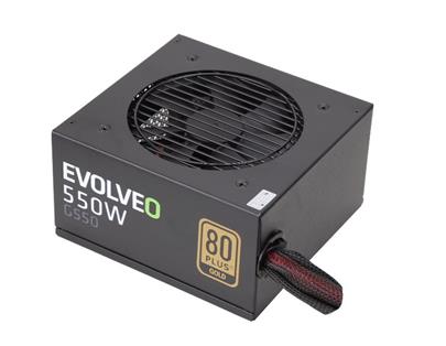 EVOLVEO G550 zdroj 550W, eff 90%, 80+ GOLD, ATX, retail