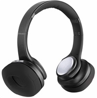EVOLVEO SupremeSound 8EQ, Bluetooth sluchátka s mikrofonem, reproduktorem a ekvalizérem 2v1, černá