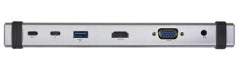 EVOLVEO USB -C MultiPort 1, 10Gbs, kovový, pro ntb a smartphone, podstavec