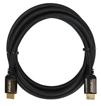 EVOLVEO XXtremeCord, kabel HDMI 2.0b, 1 metr, podpora UltraHD 4K2K/HDR