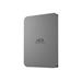 Ext. HDD LaCie Mobile Drive Secure 2TB space grey