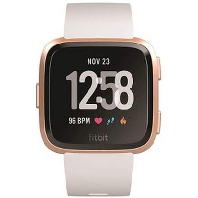 Fitbit Versa - White Band / Rose Gold Case