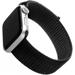 Fixed Nylon Strap nylonový řemínek pro Apple Watch 42/44/45mm, černý
