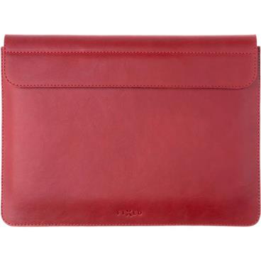 FIXED Oxford kožené pouzdro MacBook Air 13" (do roku 2018) červené